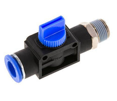 12 mm - R3/8'' Kunststof/Messing 3/2-Weg Handafsluiter Ontluchting aan Draadzijde