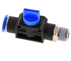 12 mm - R3/8'' Kunststof/Messing 3/2-Weg Handafsluiter Ontluchting aan Draadzijde