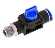 12 mm - R3/8'' Kunststof/Messing 3/2-Weg Handafsluiter Ontluchting aan Draadzijde