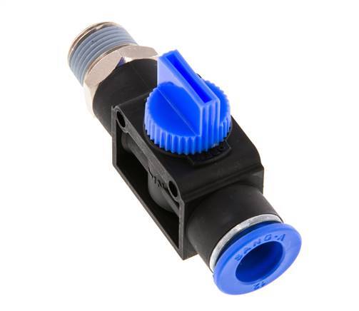 12 mm - R3/8'' Kunststof/Messing 3/2-Weg Handafsluiter Ontluchting aan Draadzijde