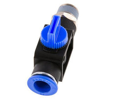12 mm - R3/8'' Kunststof/Messing 3/2-Weg Handafsluiter Ontluchting aan Draadzijde