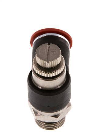 L-stuk Regelventiel 12 mm - G3/8'' Regeling-in Messing/Nylon