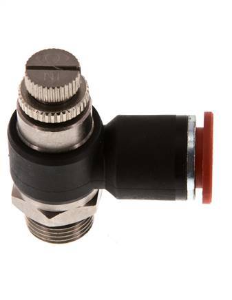 L-stuk Regelventiel 12 mm - G3/8'' Regeling-in Messing/Nylon