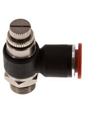 L-stuk Regelventiel 12 mm - G3/8'' Regeling-in Messing/Nylon