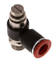 L-stuk Regelventiel 12 mm - G3/8'' Regeling-in Messing/Nylon