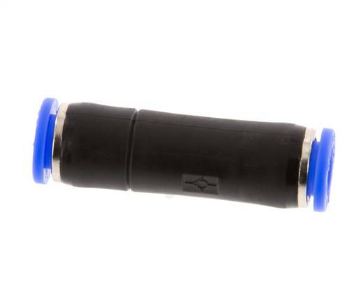 8mm Vernikkeld Messing/PBT Terugslagklep Insteekkoppeling 0.2-10 bar