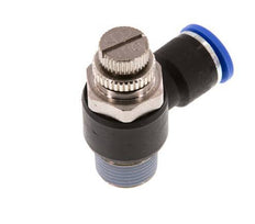 L-stuk Regelventiel 10 mm - R3/8'' Regeling-Uit Messing/Nylon