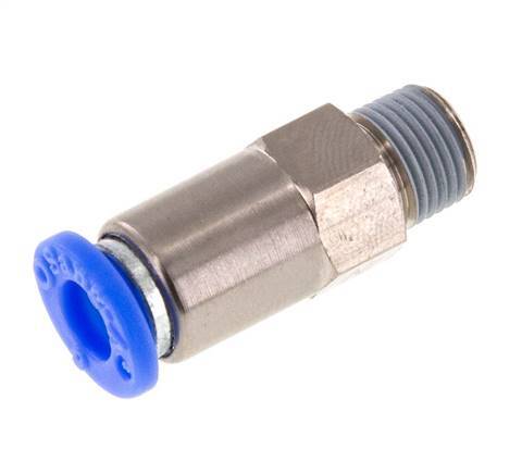Push-In Check Valve 6mm & R1/8'' Male Brass/PBT 0.2-10bar (3-145psi) Thread-Hose