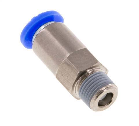 Push-In Check Valve 6mm & R1/8'' Male Brass/PBT 0.2-10bar (3-145psi) Thread-Hose