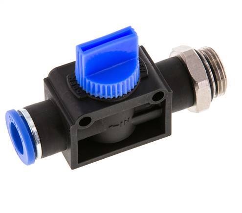 10 mm - G3/8'' Kunststof/Messing 3/2-Weg Handafsluiter Ontluchting aan Buiszijde