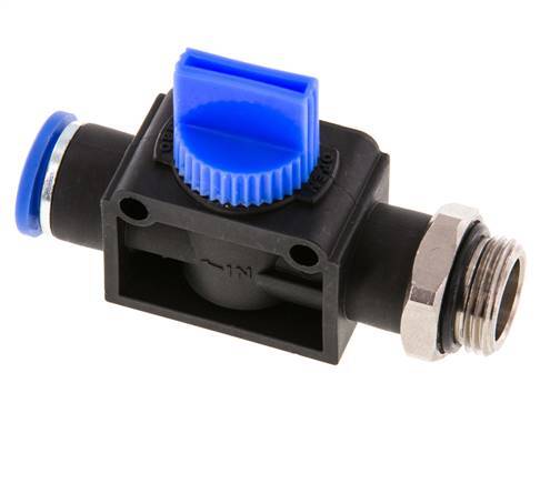10 mm - G3/8'' Kunststof/Messing 3/2-Weg Handafsluiter Ontluchting aan Buiszijde