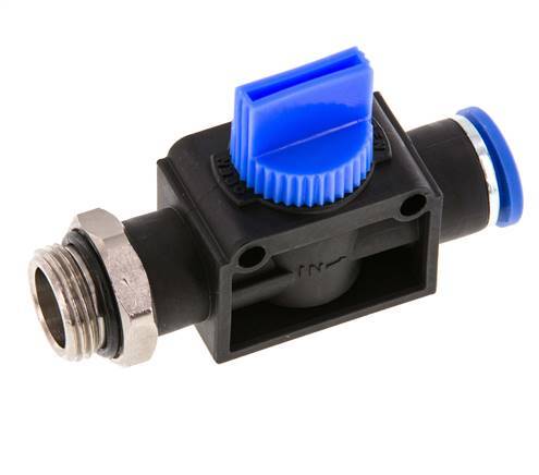 10 mm - G3/8'' Kunststof/Messing 3/2-Weg Handafsluiter Ontluchting aan Buiszijde