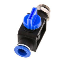 10 mm - G3/8'' Kunststof/Messing 3/2-Weg Handafsluiter Ontluchting aan Buiszijde