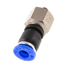 6mm & M5 Draaidoorvoer Insteek Buitendraad Vernikkeld Messing/PBT NBR