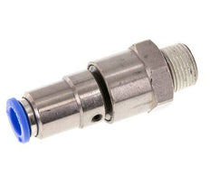 10mm & R3/8'' Hoge Snelheid Draaidoorvoer Insteek Buitendraad Vernikkeld Messing/PBT NBR