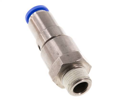 10mm & R3/8'' Hoge Snelheid Draaidoorvoer Insteek Buitendraad Vernikkeld Messing/PBT NBR