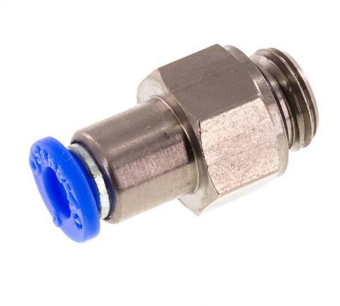 6mm & G1/4'' Regeling-Uit Vernikkeld Messing/PBT Terugslagklep Insteekkoppeling Buitendraad 0.2-10 bar