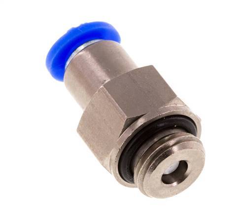 6mm & G1/4'' Regeling-Uit Vernikkeld Messing/PBT Terugslagklep Insteekkoppeling Buitendraad 0.2-10 bar