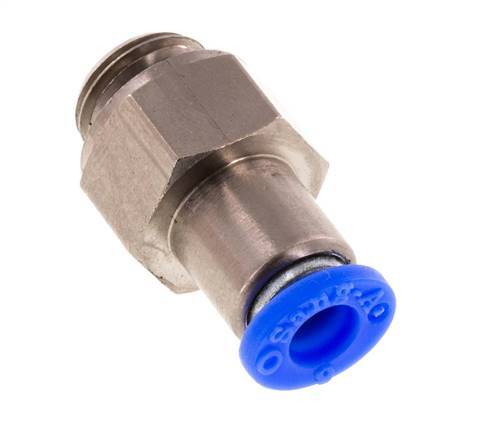 6mm & G1/4'' Regeling-Uit Vernikkeld Messing/PBT Terugslagklep Insteekkoppeling Buitendraad 0.2-10 bar