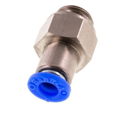 6mm & G1/4'' Regeling-Uit Vernikkeld Messing/PBT Terugslagklep Insteekkoppeling Buitendraad 0.2-10 bar