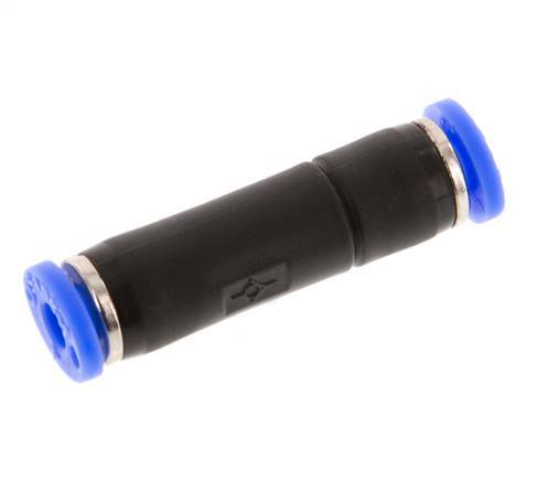 4mm Vernikkeld Messing/PBT Terugslagklep Insteekkoppeling 0.2-10 bar