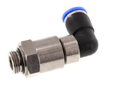 10mm & G3/8'' L-stuk Hoge Snelheid Draaidoorvoer Insteek Buitendraad Vernikkeld Messing/PBT NBR