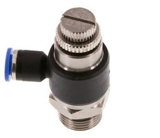 L-stuk Regelventiel 6 mm - G3/8'' Regeling-Uit Messing/Nylon