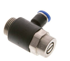 L-stuk Regelventiel 6 mm - G3/8'' Regeling-Uit Messing/Nylon Sleufschroef