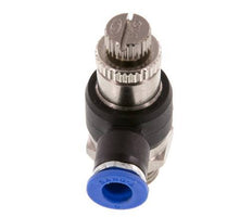 L-stuk Regelventiel 6 mm - G1/4'' Regeling-Uit Messing/Nylon