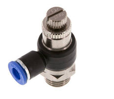 L-stuk Regelventiel 6 mm - G1/4'' Regeling-Uit Messing/Nylon