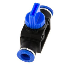 8 mm Kunststof/Messing 3/2-Weg Handafsluiter