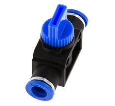 8 mm Kunststof/Messing 3/2-Weg Handafsluiter