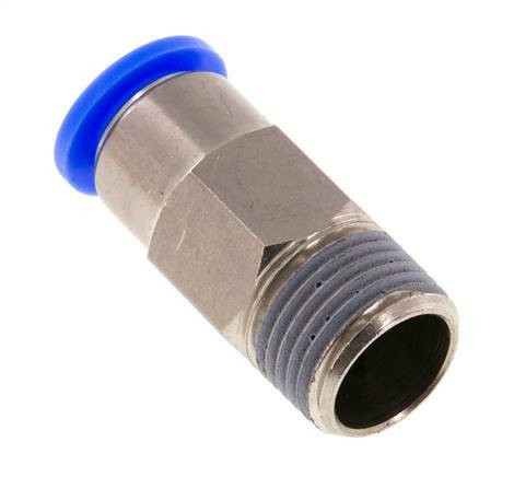 12mm & R1/2'' Zelfsluitende Insteekkoppeling Vernikkeld Messing/PBT Buitendraad 0-10 bar