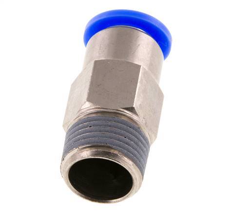 12mm & R1/2'' Zelfsluitende Insteekkoppeling Vernikkeld Messing/PBT Buitendraad 0-10 bar