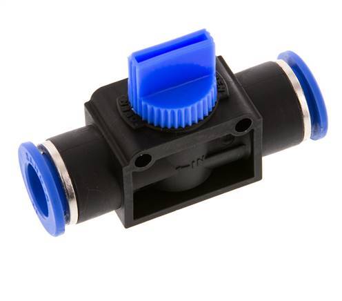 12 mm Kunststof/Messing 3/2-Weg Handafsluiter