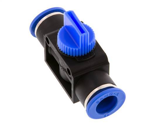 12 mm Kunststof/Messing 3/2-Weg Handafsluiter