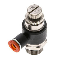 L-stuk Regelventiel 6 mm - G3/8'' Regeling-in Messing/Nylon