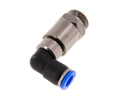 10mm & G1/2'' L-stuk Hoge Snelheid Draaidoorvoer Insteek Buitendraad Vernikkeld Messing/PBT NBR