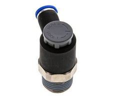 L-stuk Regelventiel 8 mm - R1/2'' Regeling-Uit Messing/Nylon Borgmoer