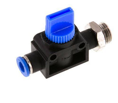 6 mm - G1/4'' Kunststof/Messing 3/2-Weg Handafsluiter Ontluchting aan Draadzijde