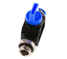 6 mm - G1/4'' Kunststof/Messing 3/2-Weg Handafsluiter Ontluchting aan Draadzijde