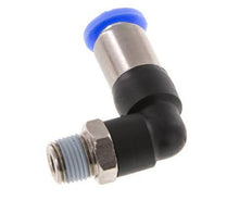 6mm & R1/8'' Zelfsluitende L-insteekkoppeling Vernikkeld messing/PBT buitendraad 0-10 bar [2 Stuks]