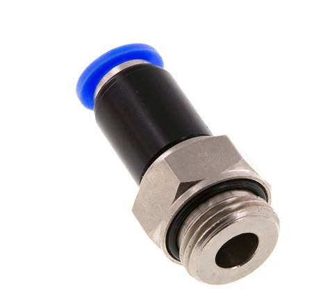 10mm & G1/2'' Draaidoorvoer Insteek Buitendraad Vernikkeld Messing/PBT NBR