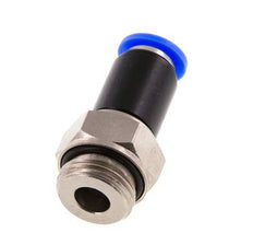 10mm & G1/2'' Draaidoorvoer Insteek Buitendraad Vernikkeld Messing/PBT NBR