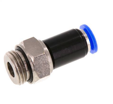 10mm & G1/2'' Draaidoorvoer Insteek Buitendraad Vernikkeld Messing/PBT NBR