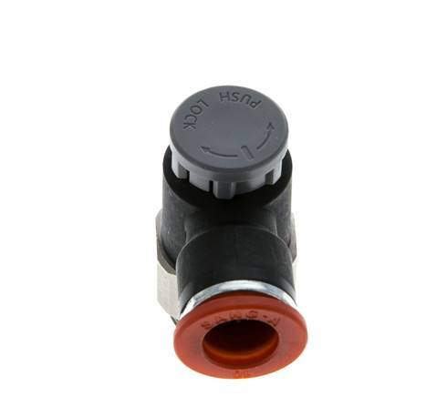L-stuk Regelventiel 10 mm - G3/8'' Regeling-in Messing/Nylon Borgmoer