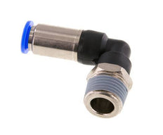 10mm & R1/2'' Zelfsluitende L-insteekkoppeling Vernikkeld messing/PBT buitendraad 0-10 bar