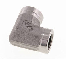 L-Koppeling G1/4" Binnendraad Hoge Druk RVS 350bar Hydrauliek