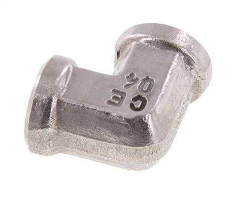 L-Koppeling G1/8" Binnendraad Hoge Druk RVS 350bar Hydrauliek