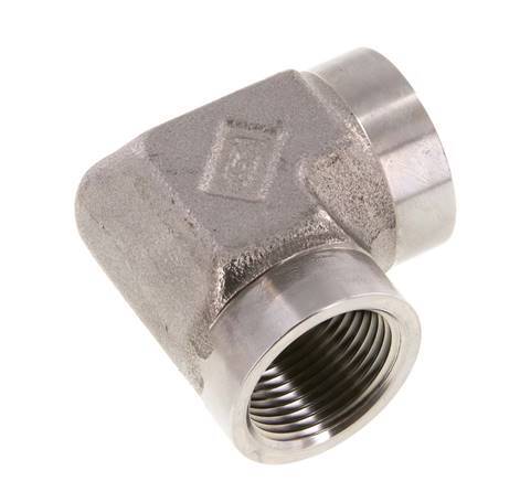 L-Koppeling G3/4" Binnendraad Hoge Druk RVS 350bar Hydrauliek